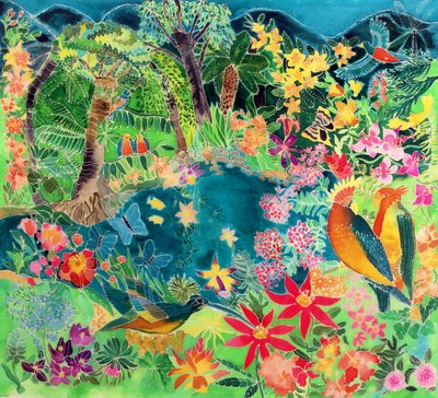Caribische Jungle, 1993 door Hilary Simon